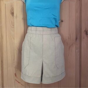 Medium Beige Democracy Shorts Women’s